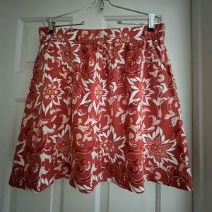 Loft brand. Size medium. Brick color floral